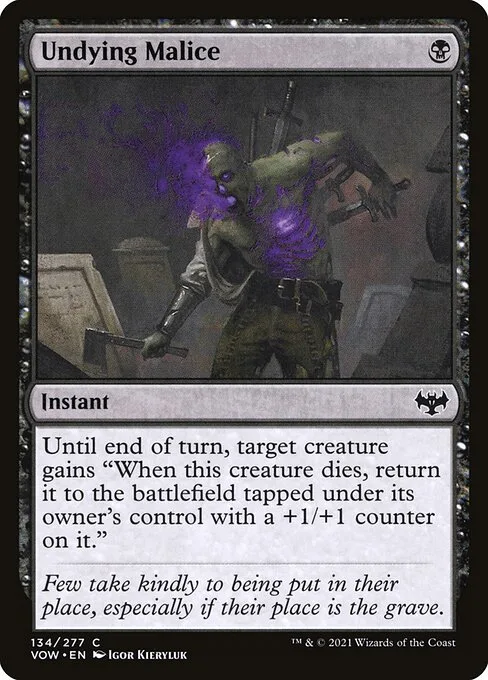 Undying Malice · Innistrad: Crimson Vow 134/423