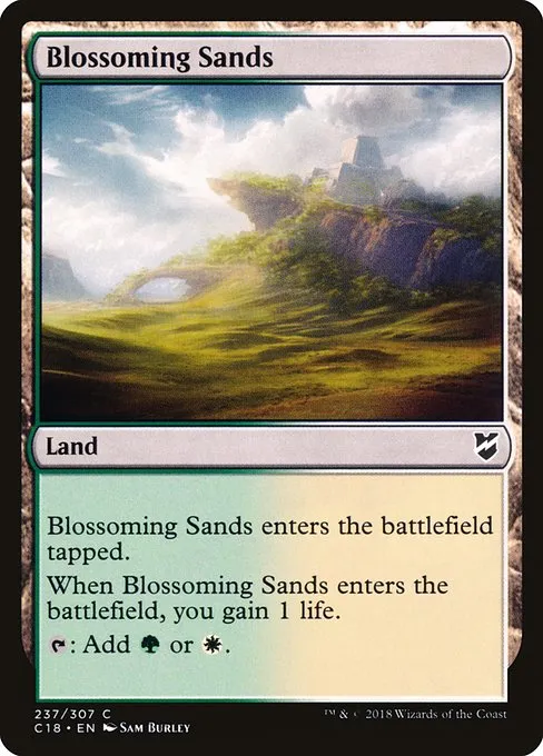 Blossoming Sands · Commander 2018 237/307