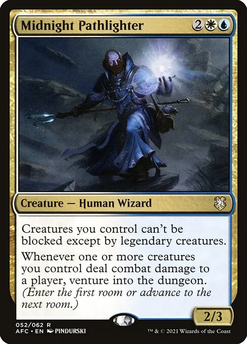 Midnight Pathlighter · Forgotten Realms Commander 52/331