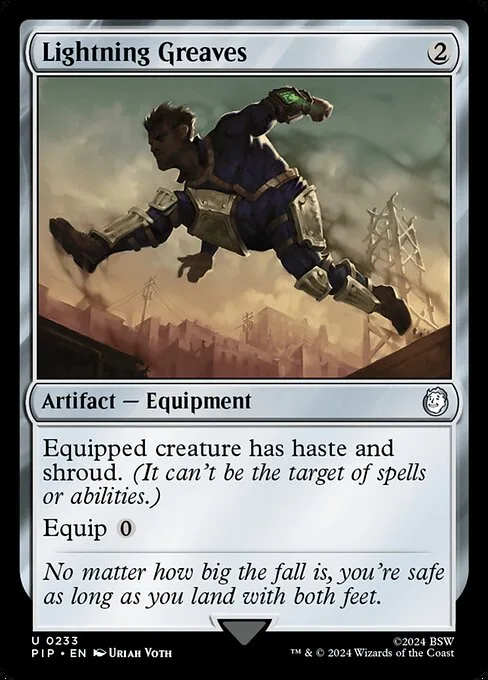 Lightning Greaves · Fallout 233/1068