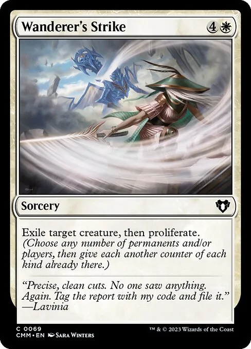Wanderer's Strike · Commander Masters 69/1067