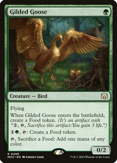 Gilded Goose · March of the Machine Commander 299/450