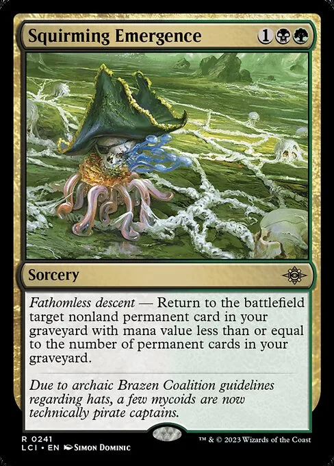 Squirming Emergence · The Lost Caverns of Ixalan 241/416