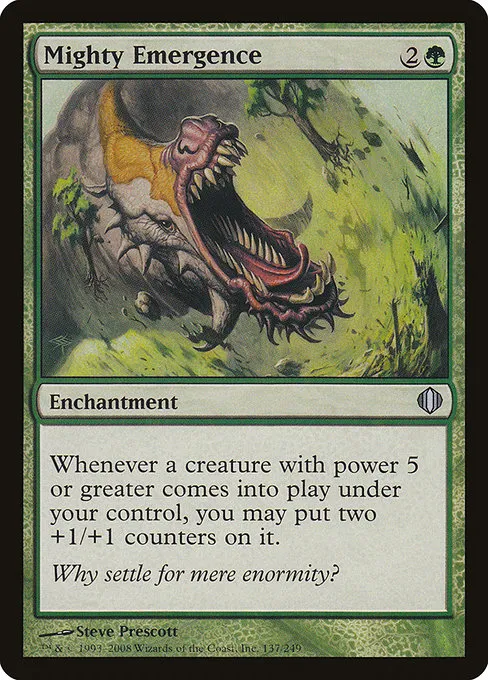 Mighty Emergence · Shards of Alara 137/250