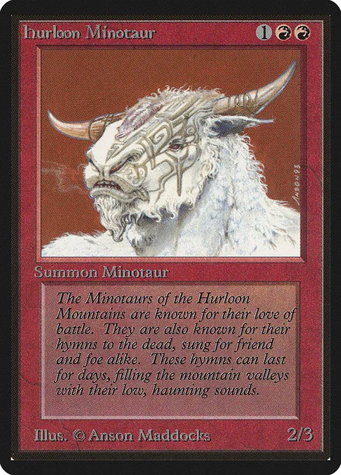 Hurloon Minotaur · Limited Edition Beta 159/302