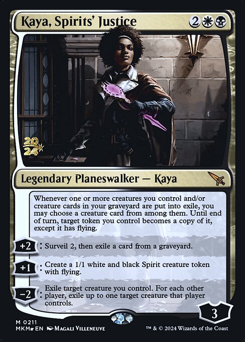 Kaya, Spirits' Justice · Murders at Karlov Manor Promos 211s/180