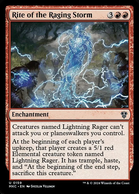 Rite of the Raging Storm · Murders at Karlov Manor Commander 159/358