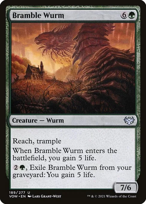 Bramble Wurm · Innistrad: Crimson Vow 189/423