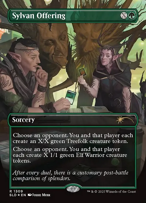 Sylvan Offering · Secret Lair Drop 1309/2547
