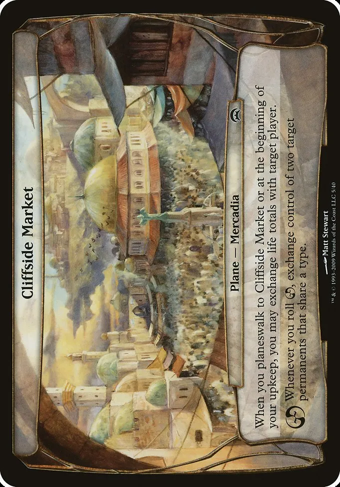 Cliffside Market · Planechase Planes 5/40