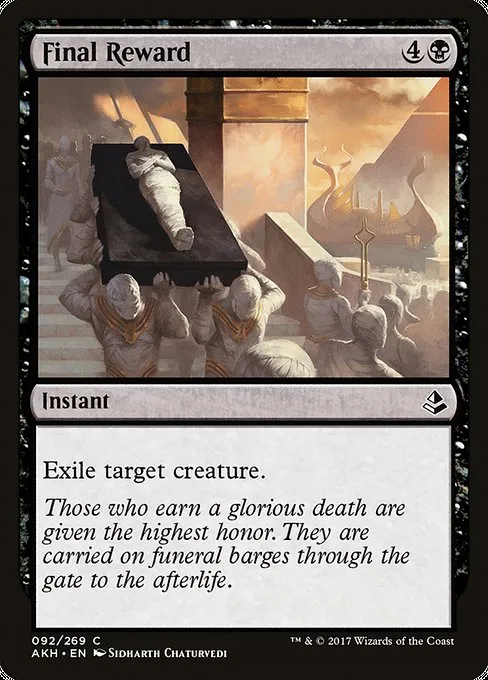 Final Reward · Amonkhet 92/287