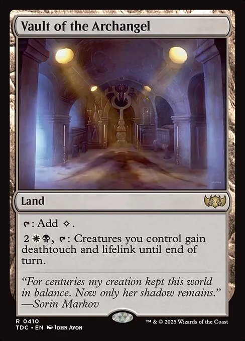 Vault of the Archangel · Tarkir: Dragonstorm Commander 410/413