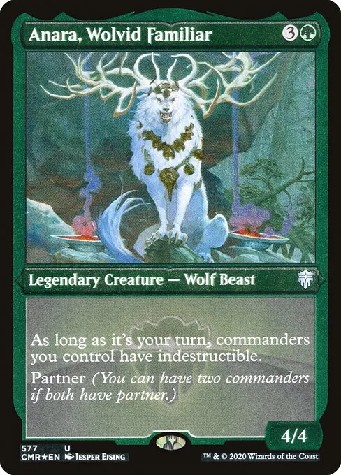 Anara, Wolvid Familiar · Commander Legends 577/718
