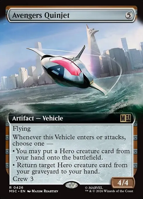 Avengers Quinjet · Marvel Super Heroes Commander 426/9