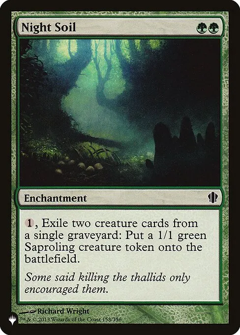 Night Soil · The List C13-158/5050