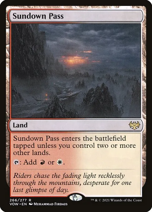 Sundown Pass · Innistrad: Crimson Vow 266/423