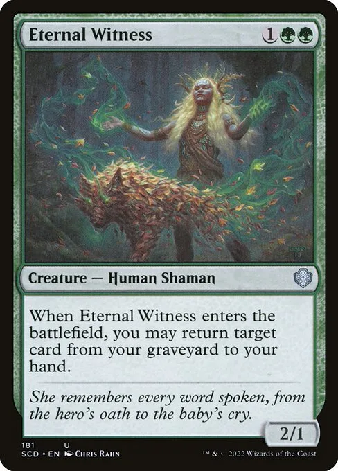 Eternal Witness · Starter Commander Decks 181/352