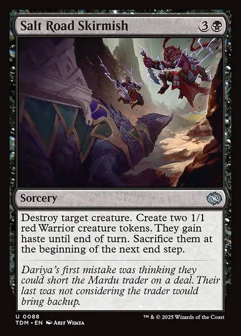 Salt Road Skirmish · Tarkir: Dragonstorm 88/427