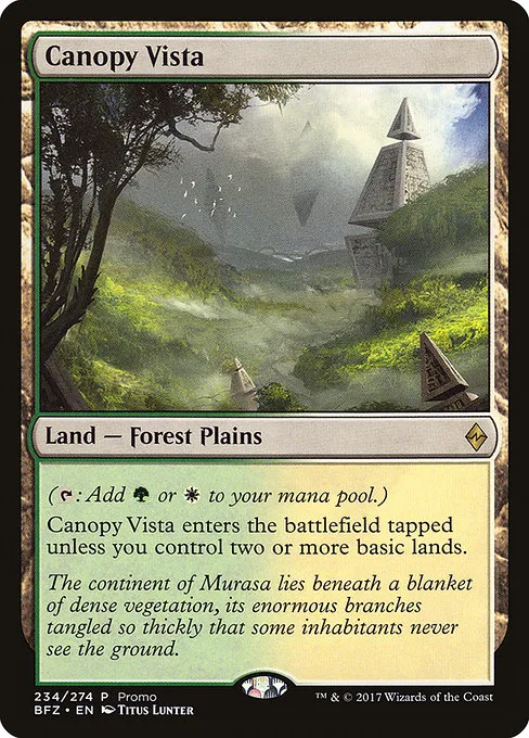 Canopy Vista · BFZ Standard Series 234/5