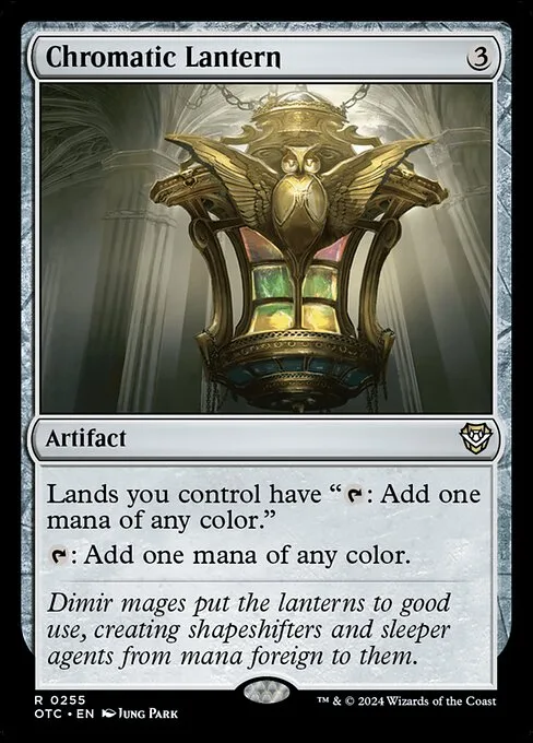 Chromatic Lantern · Outlaws of Thunder Junction Commander 255/342