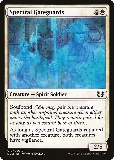 Spectral Gateguards · Duel Decks: Blessed vs. Cursed 19/80