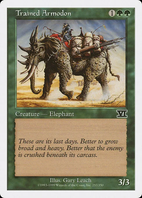 Trained Armodon · Classic Sixth Edition 257/351