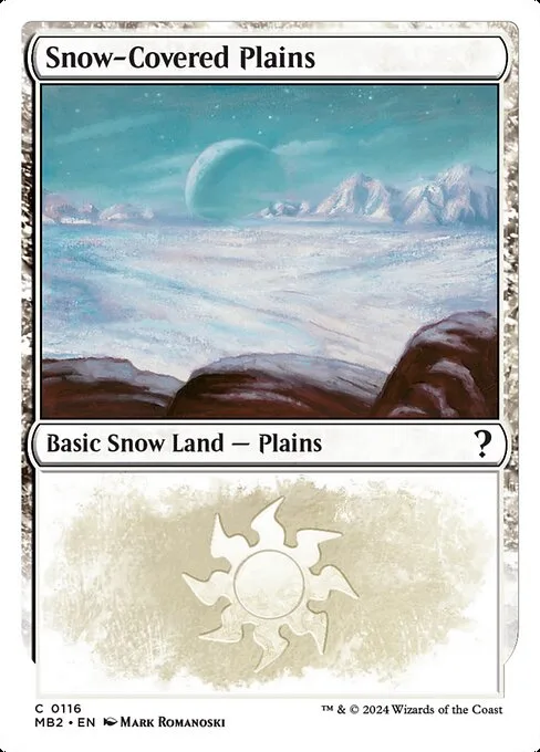 Snow-Covered Plains · Mystery Booster 2 116/385