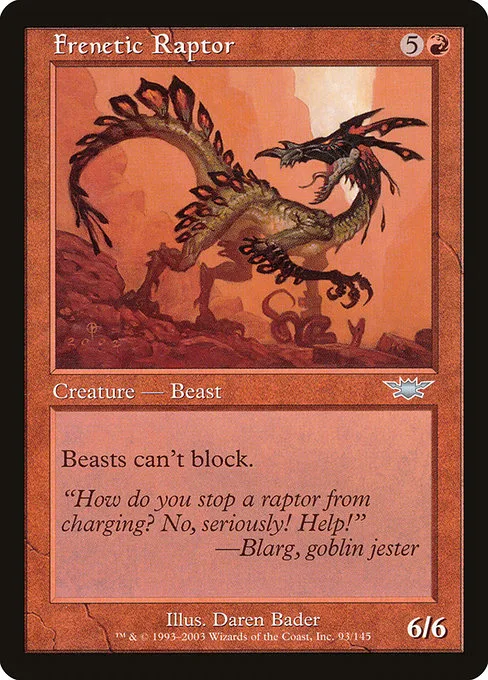 Frenetic Raptor · Legions 93/145