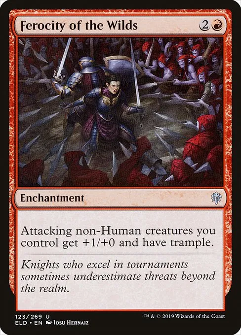 Ferocity of the Wilds · Throne of Eldraine 123/398