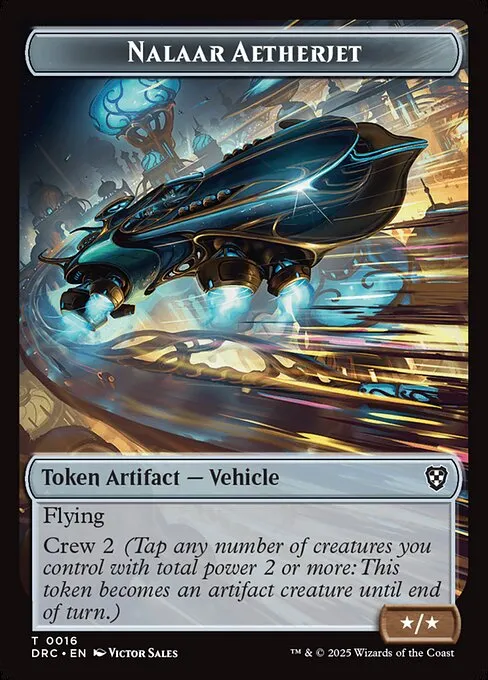 Nalaar Aetherjet · Aetherdrift Commander Tokens 16/17