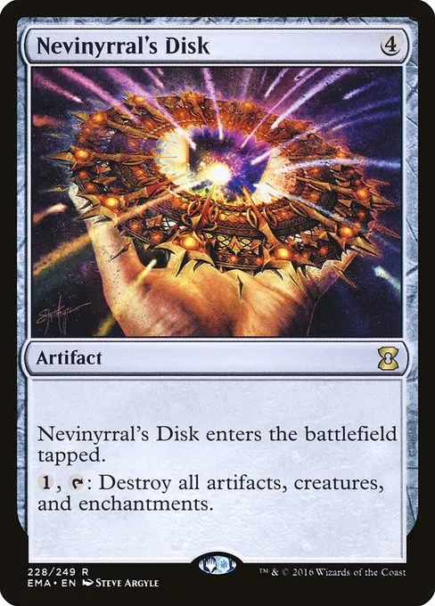 Nevinyrral's Disk · Eternal Masters 228/249
