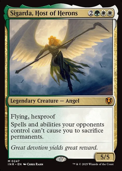 Sigarda, Host of Herons · Innistrad Remastered 247/495