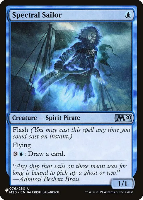 Spectral Sailor · The List M20-76/5050