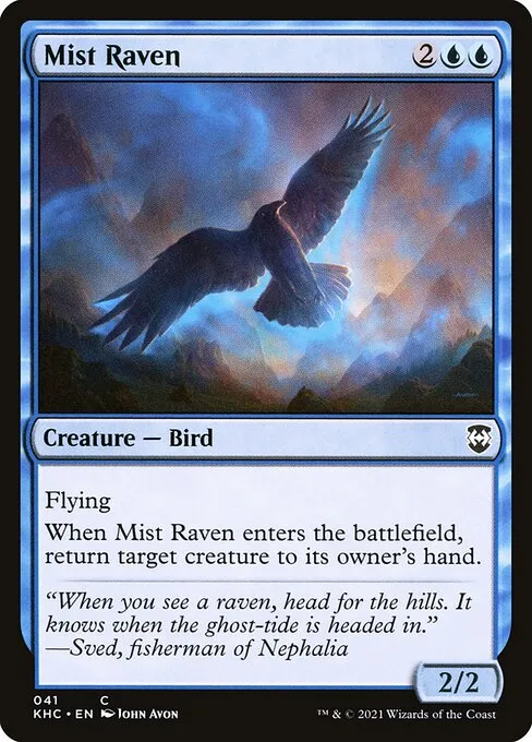 Mist Raven · Kaldheim Commander 41/119