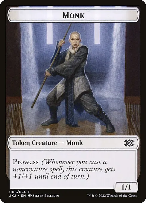 Monk · Double Masters 2022 Tokens 6/24