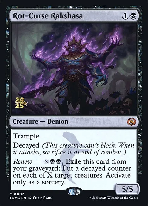 Rot-Curse Rakshasa · Tarkir: Dragonstorm Promos 87s/160