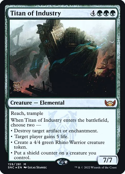 Titan of Industry · Streets of New Capenna Promos 159s/161