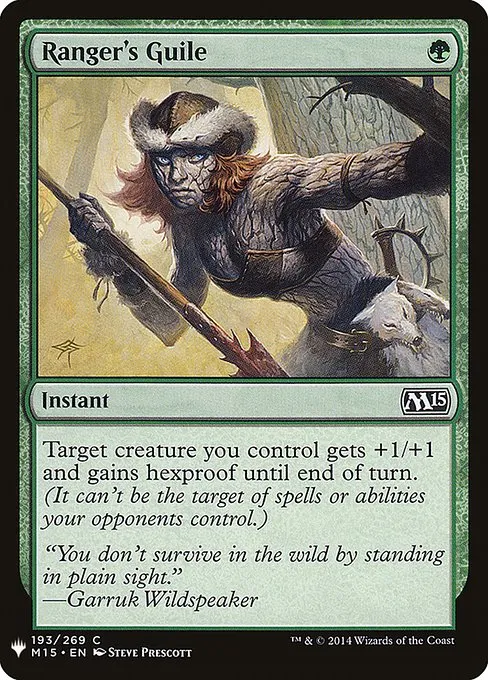 Ranger's Guile · The List M15-193/5050