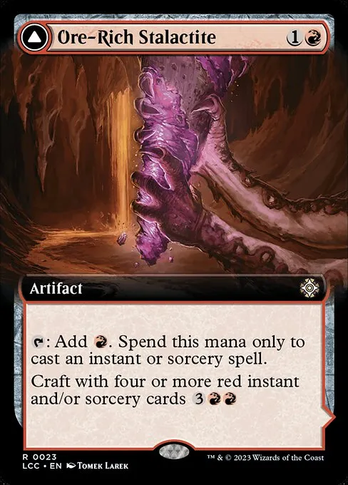 Ore-Rich Stalactite // Cosmium Catalyst · The Lost Caverns of Ixalan Commander 23/370