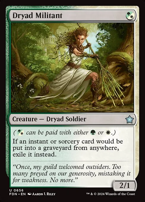 Dryad Militant · Foundations 656/771