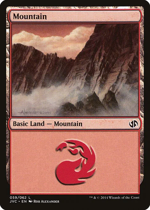Mountain · Duel Decks Anthology: Jace vs. Chandra 59/62