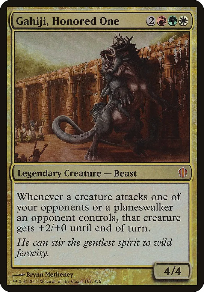Gahiji, Honored One · Commander 2013 Oversized 191/15