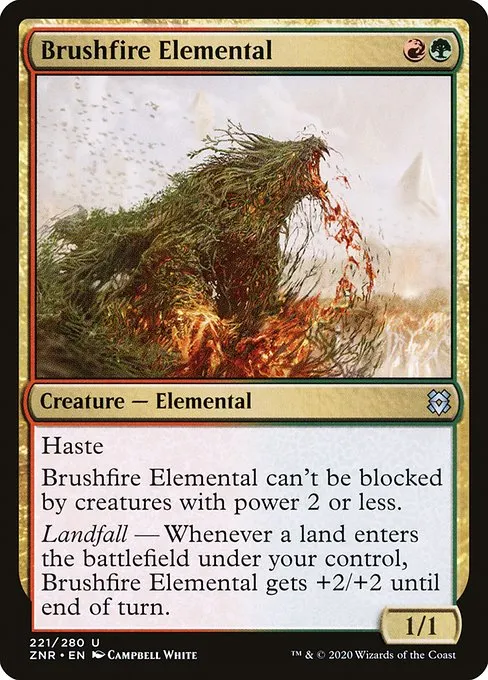 Brushfire Elemental · Zendikar Rising 221/407