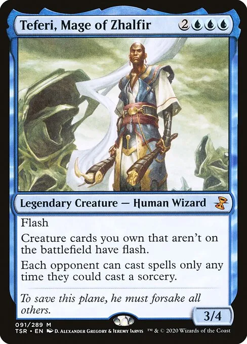 Teferi, Mage of Zhalfir · Time Spiral Remastered 91/411