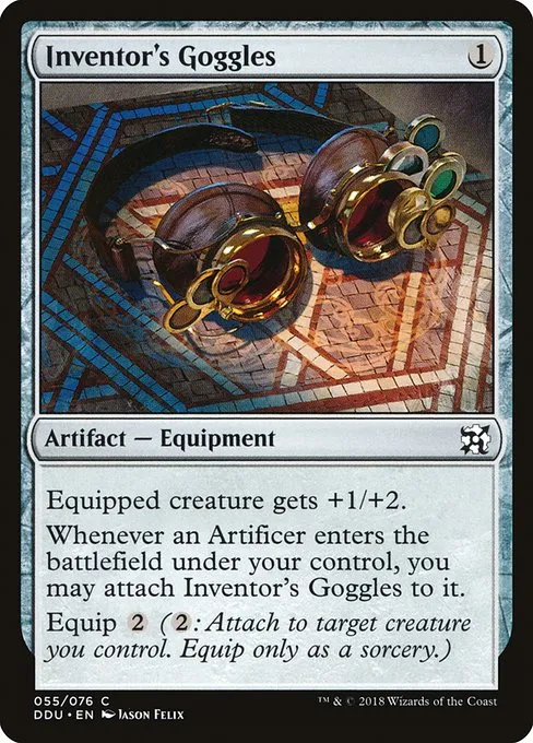 Inventor's Goggles · Duel Decks: Elves vs. Inventors 55/76