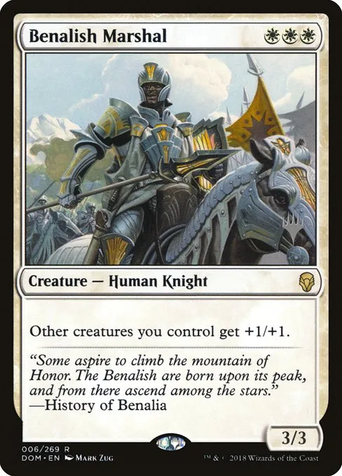 Benalish Marshal · Dominaria Promos 6p/118