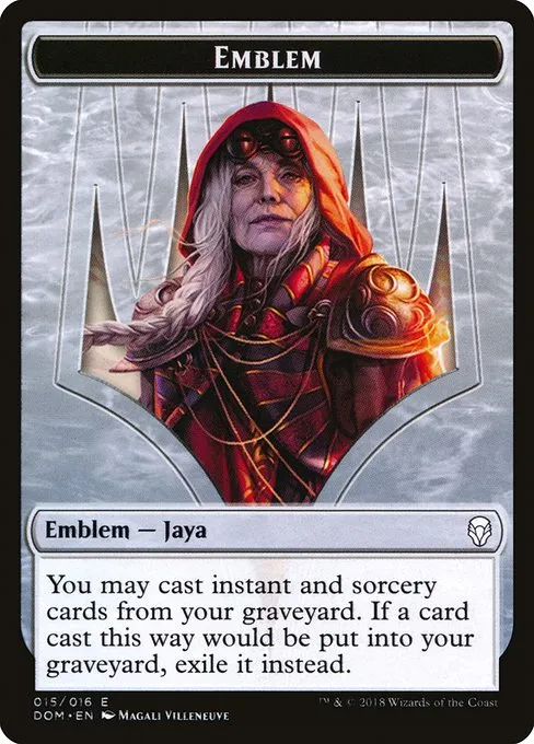 Jaya Ballard Emblem · Dominaria Tokens 15/16