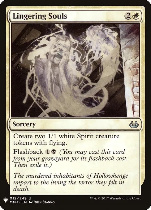 Lingering Souls · The List MM3-12/5050