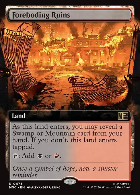 Foreboding Ruins · Marvel Super Heroes Commander 473/9