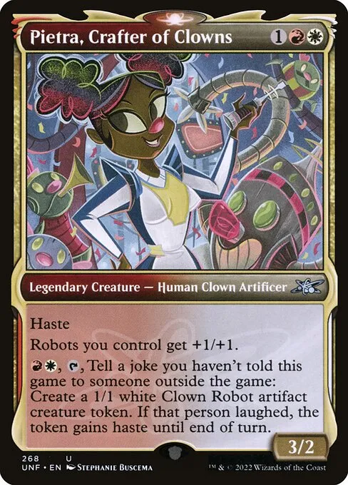 Pietra, Crafter of Clowns · Unfinity 268/639